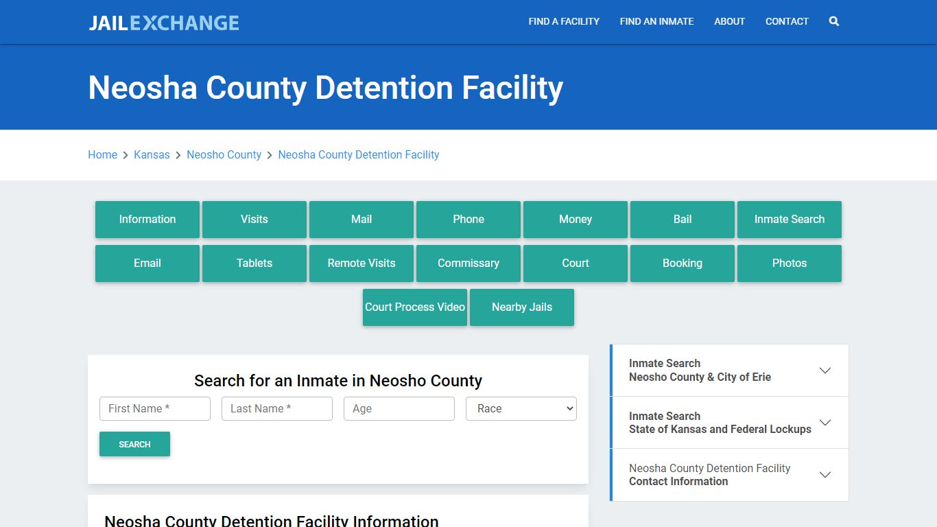 Neosha County Detention Facility - Jail Exchange